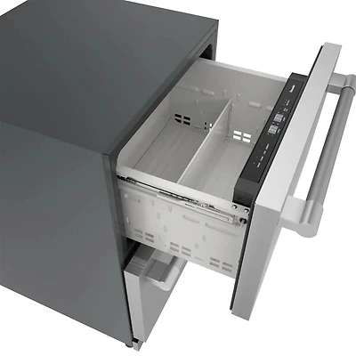 4.4 Cu. Ft. Stainless Double Drawer Under-Counter Refrigerator