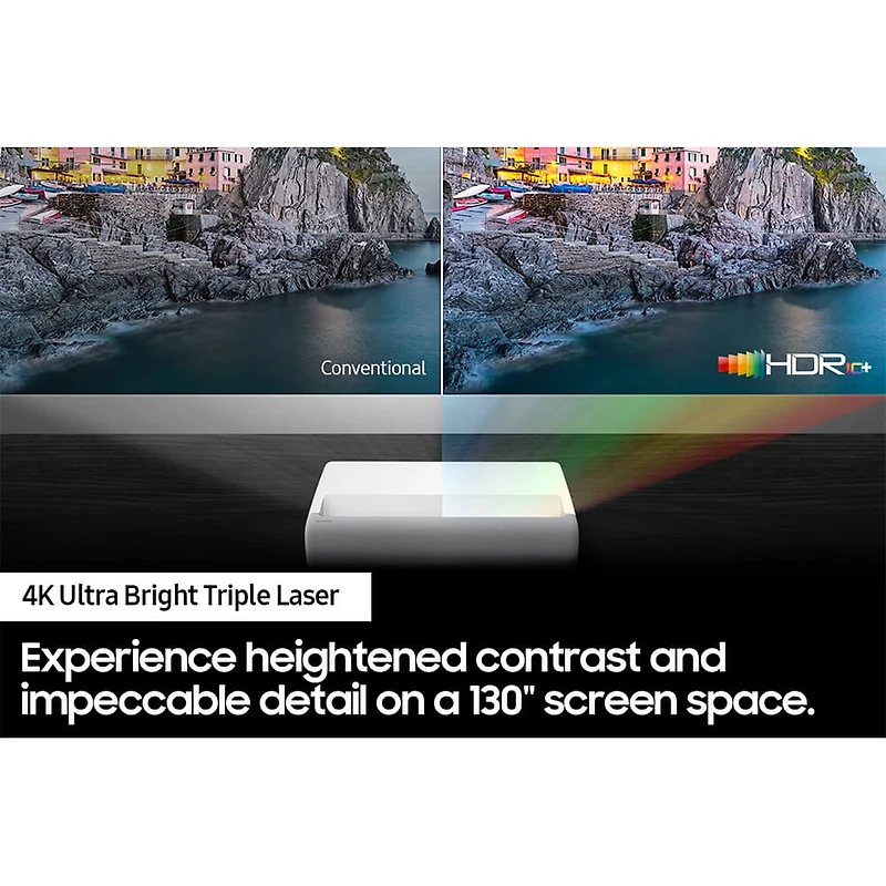 130 inch The Premiere LSP9T 4K Smart Triple Laser Projector inch inch