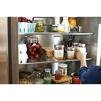 19 Cu. Ft. Stainless Steel Counter-Depth Refrigerator