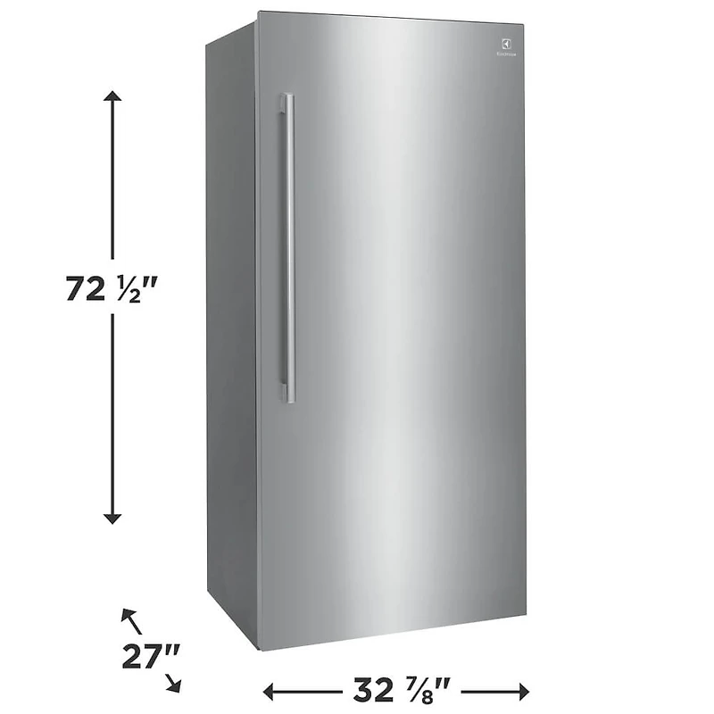 19 Cu. Ft. Stainless Steel Counter-Depth Refrigerator