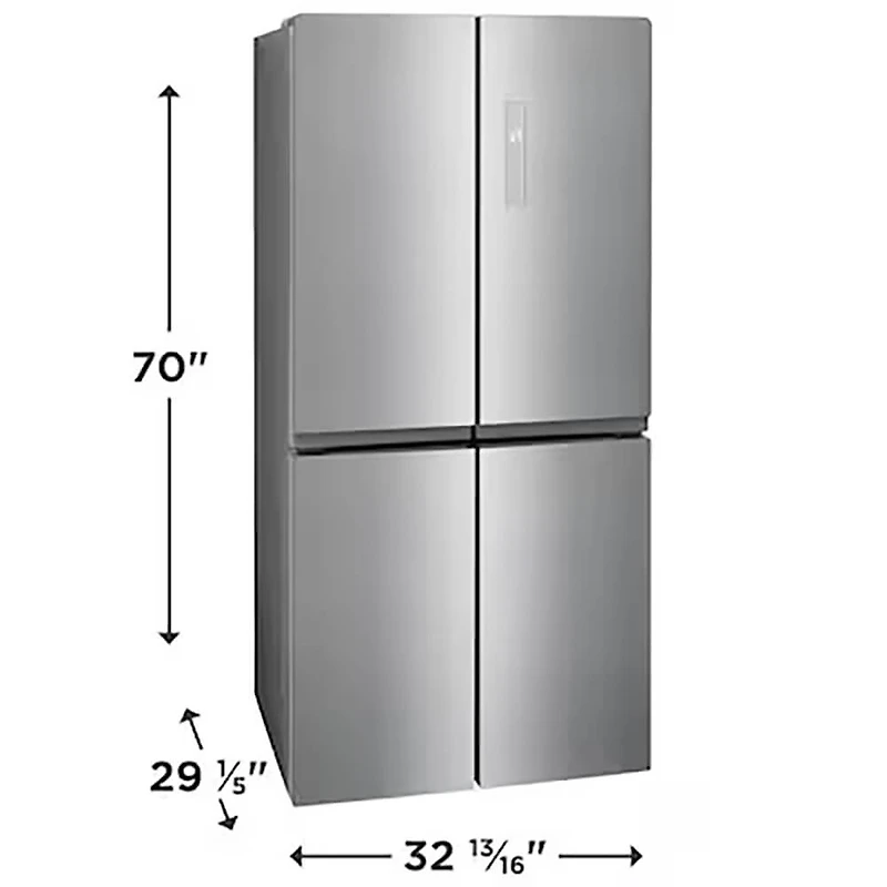 17.4 Cu. Ft. Stainless Steel 4-Door French Door Refrigerator