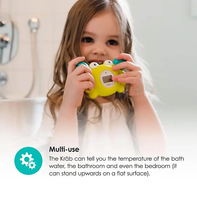 Krab 3-in-1 Bath Thermometer