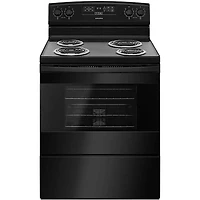 4.5 Cu. Ft. Black Electric Range with Bake Assist Temps