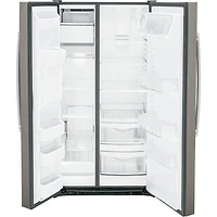 Cu. Ft. Slate Side-By-Side Refrigerator