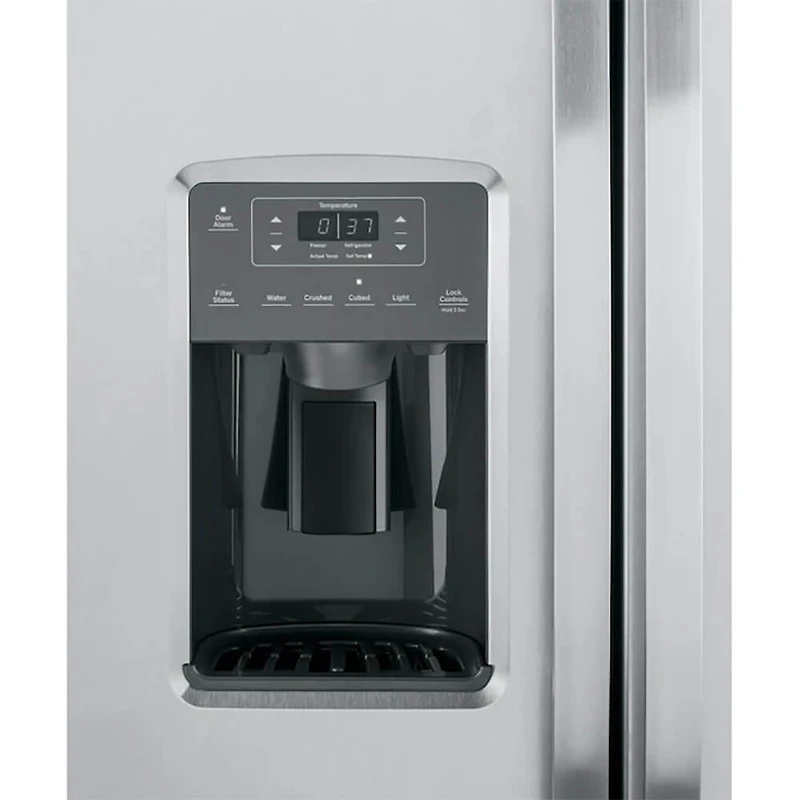 25.3 Cu. Ft. Side-By-Side Refrigerator - Stainless Steel - OPEN BOX