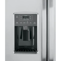 25.3 Cu. Ft. Side-By-Side Refrigerator - Stainless Steel - OPEN BOX