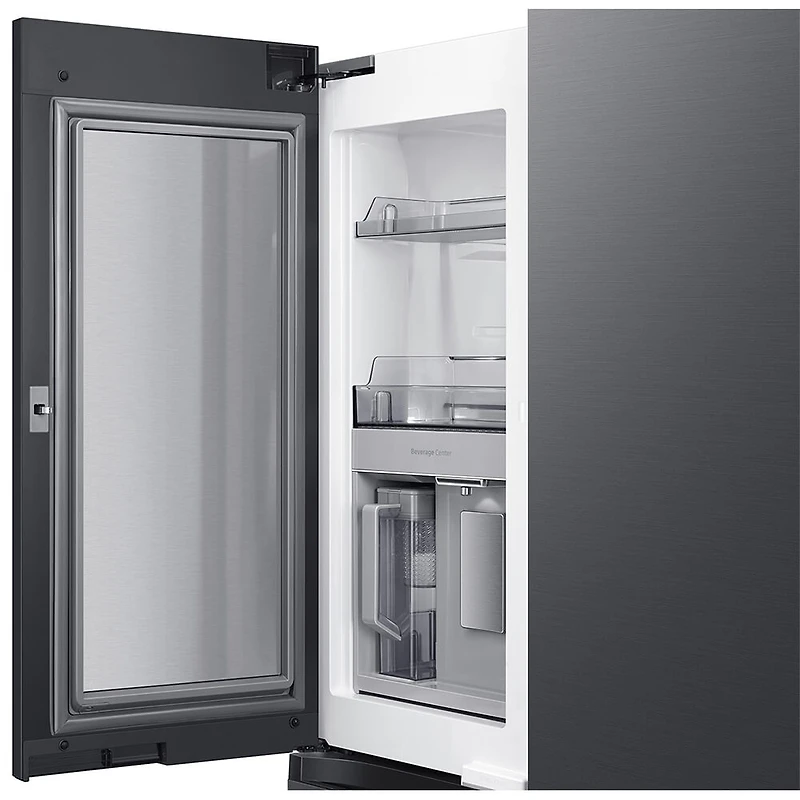 23 Cu. Ft. Bespoke Matte Black Steel Smart 4-Door Flex™ Refrigerator - OPEN BOX