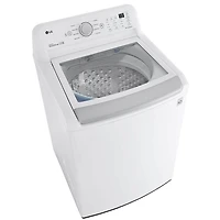 5.0 Cu. Ft. White Mega Capacity Top Load Washer with TurboDrum™ Technology - OPEN BOX
