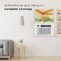 15,000 BTU Smart Window Air Conditioner - 