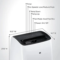 12,000 BTU Smart Portable Air Conditioner