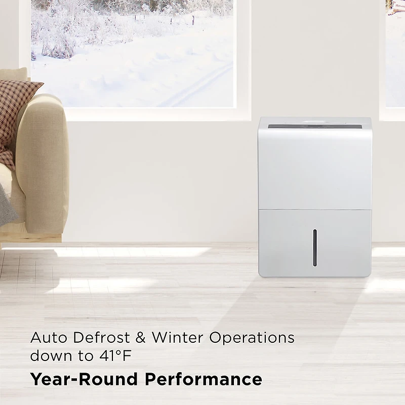 50 Pint Smart Dehumidifier Perfect for areas up to 4,500 sq. ft.