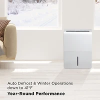 50 Pint Smart Dehumidifier Perfect for areas up to 4,500 sq. ft.