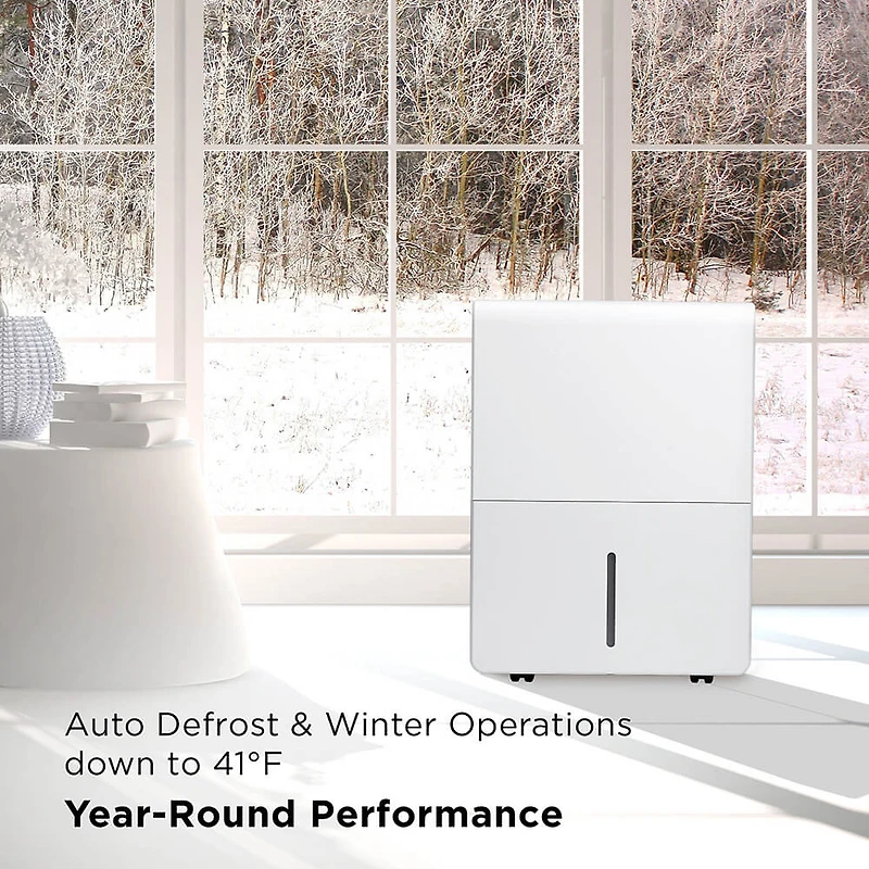 50 Pint Smart Dehumidifier with UV-C Perfect for areas up to 4,500 sq. ft