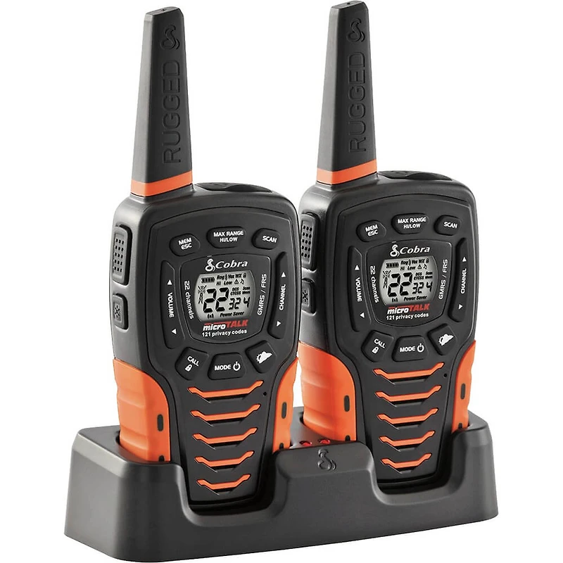 35-Mile 22-Channel 2-Way Radios (Pair) - Refurbished