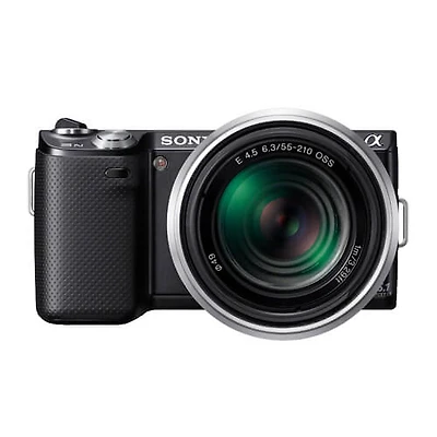αNEX-5N 16.1 MP Mirrorless Camera W/ E 18-55mm OSS Lens OPEN BOX