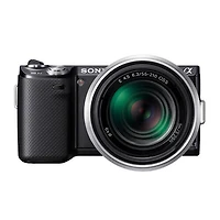 αNEX-5N 16.1 MP Mirrorless Camera W/ E 18-55mm OSS Lens OPEN BOX