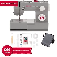 Heavy Duty 4432 Sewing Machine with Extension Table