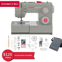 Heavy Duty 4452 Sewing Machine with Extension Table