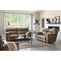 Hollins Coffee Power Reclining Sofa - OPEN BOX