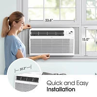 12,000 BTU Smart Wi-Fi Window Air Conditioner