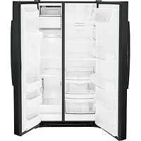 25.3 Cu. Ft. Black Side-by-Side Refrigerator