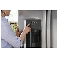 25.3 Cu. Ft. Black Side-by-Side Refrigerator