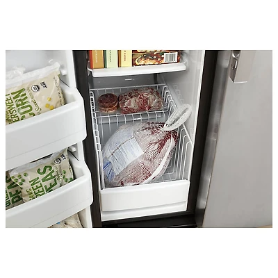 25.3 Cu. Ft. Black Side-by-Side Refrigerator