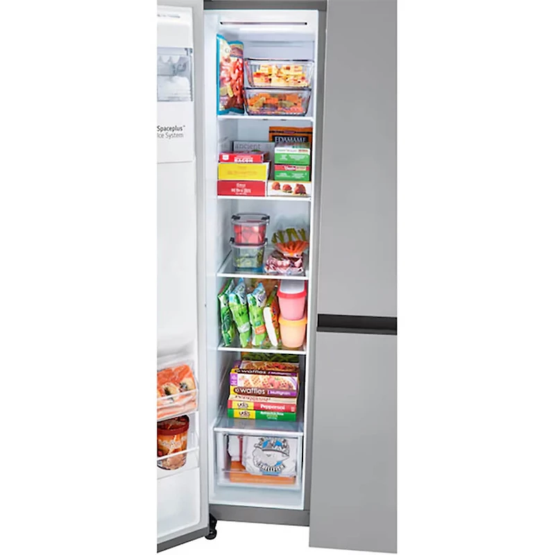 23 Cu. Ft. Stainless Counter Depth Side-by-Side Refrigerator