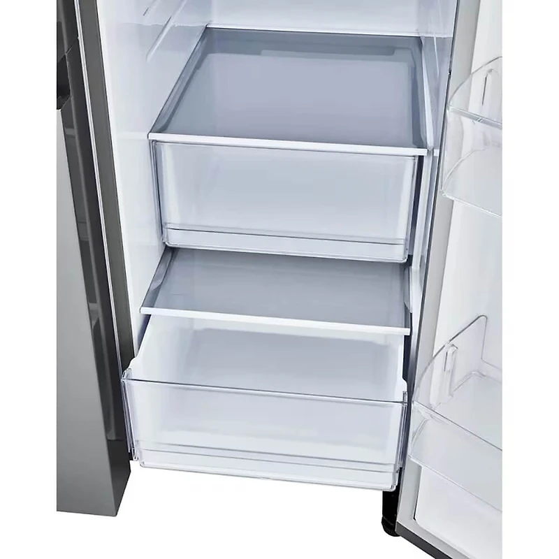 23 Cu. Ft. Stainless Counter Depth Side-by-Side Refrigerator