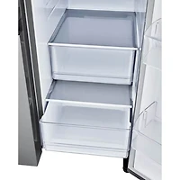 23 Cu. Ft. Stainless Counter Depth Side-by-Side Refrigerator