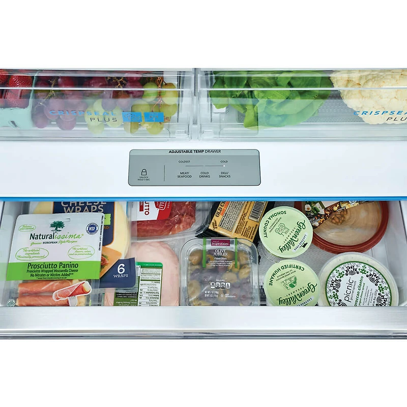 27.8 Cu. Ft. Black Stainless French Door Refrigerator