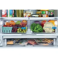 27.8 Cu. Ft. Black Stainless French Door Refrigerator