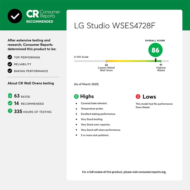 4.7 Cu. Ft. Stainless Smart Electric Single Built-In Wall Oven
