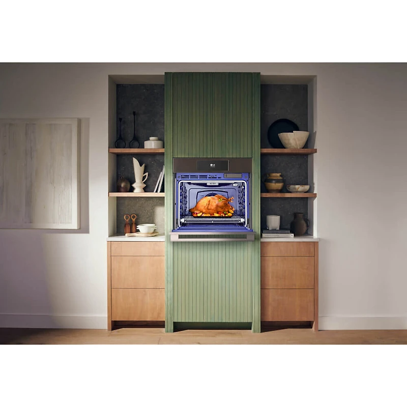4.7 Cu. Ft. Stainless Smart Electric Single Built-In Wall Oven