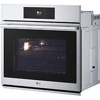 4.7 Cu. Ft. Stainless Smart Electric Single Built-In Wall Oven