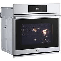 4.7 Cu. Ft. Stainless Smart Electric Single Built-In Wall Oven