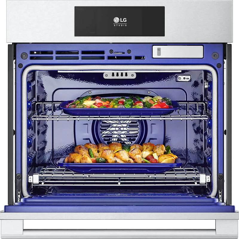 4.7 Cu. Ft. Stainless Smart Electric Single Built-In Wall Oven
