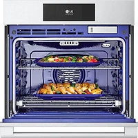 4.7 Cu. Ft. Stainless Smart Electric Single Built-In Wall Oven