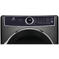 8 Cu. ft. Titanium Front Load Perfect Steam Gas Dryer