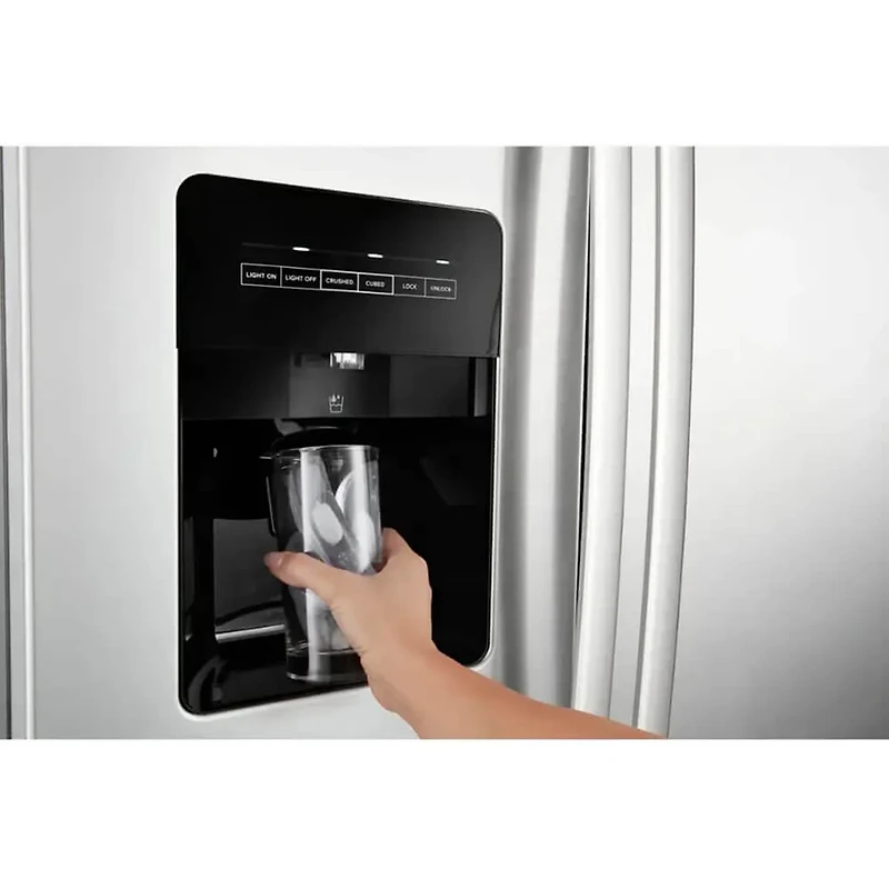 21.4 Cu. Ft. Stainless Side-by-Side Refrigerator