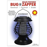 Solar-Powered Light & Insect Zapper - OPEN BOX