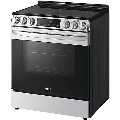 6.3 Cu. Ft. Stainless Smart Convection Electric Range with Air Fry & EasyClean