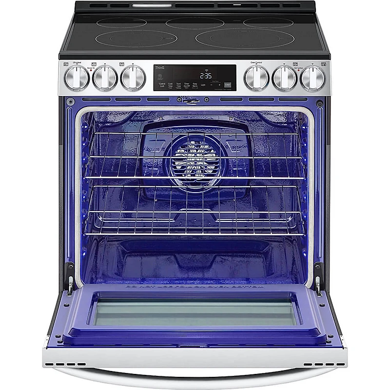 6.3 Cu. Ft. Stainless Smart Convection Electric Range with Air Fry & EasyClean