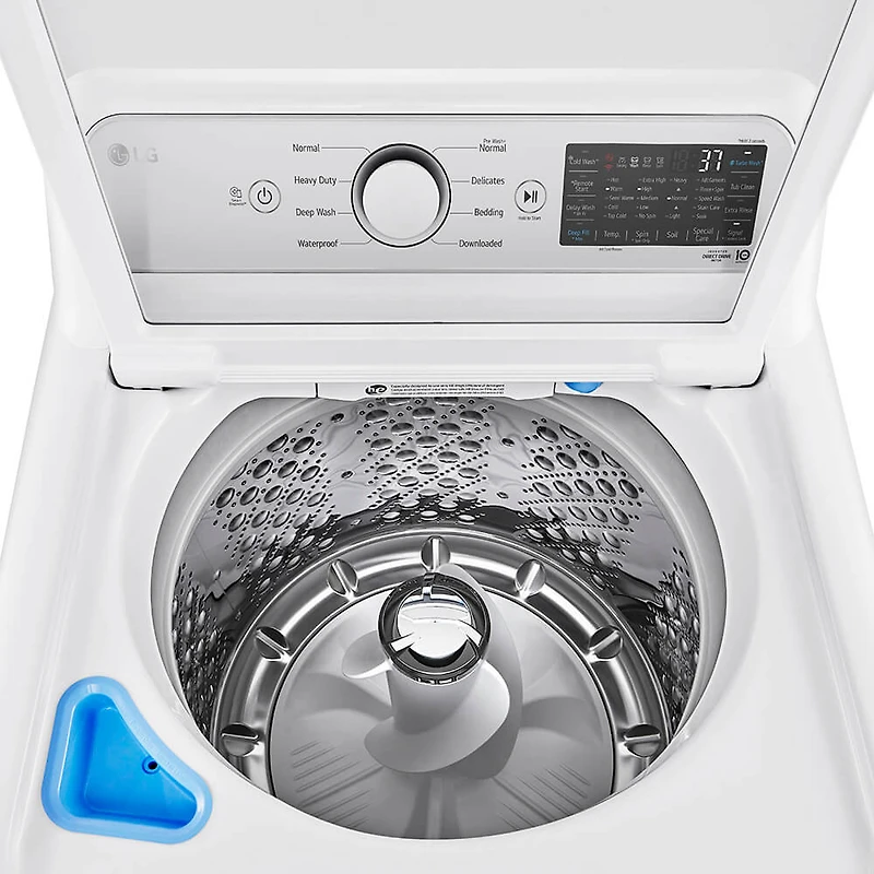5.3 Cu. Ft. White Top Load Washer with 4-Way Agitator & TurboWash3D™ Technology - OPEN BOX