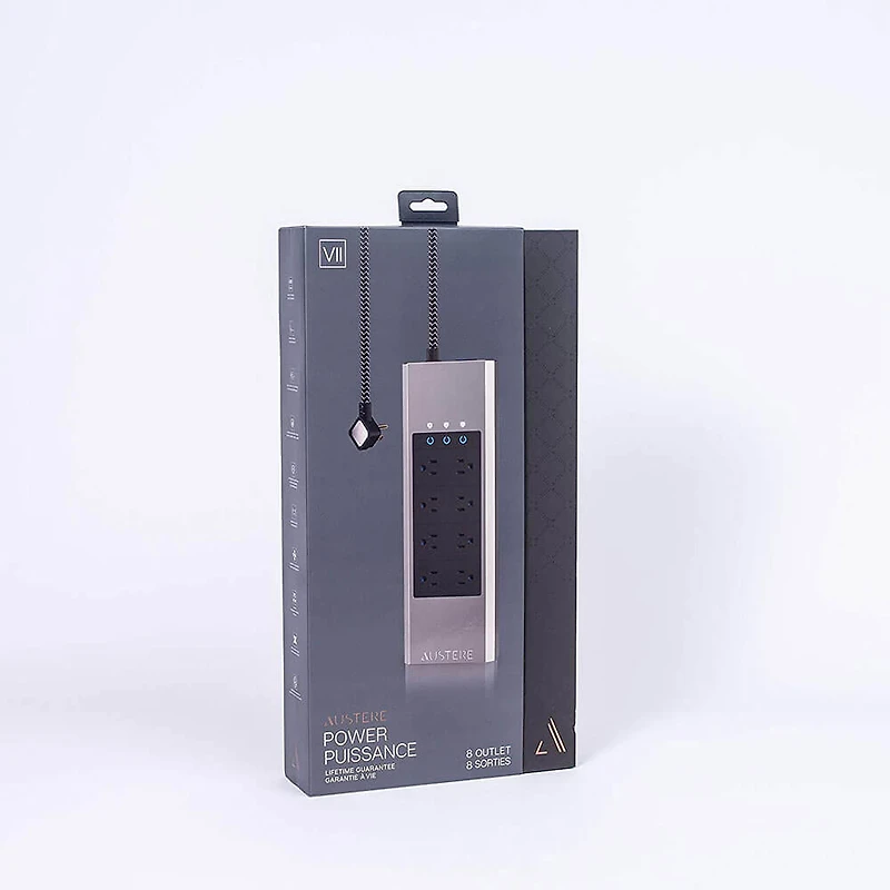 VII Series Power 8-Outlet w/ Omniport USB & 45W PD