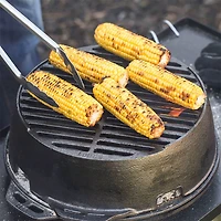 12 inch Cast Iron Portable Round Kickoff Grill