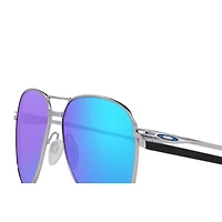 CONTRAIL - Satin Chrome with Prizm Sapphire Lenses
