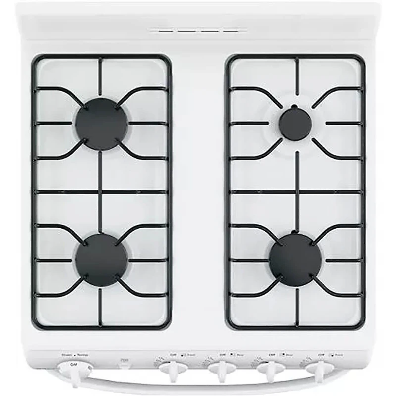 2.9 Cu. Ft. White Gas Range Oven