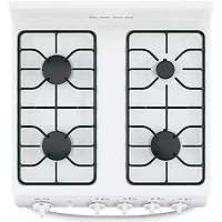 2.9 Cu. Ft. White Gas Range Oven