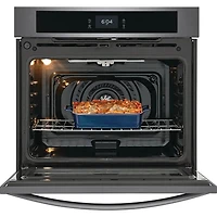 30 inch Black Stainless Single Convection Electric Wall Oven